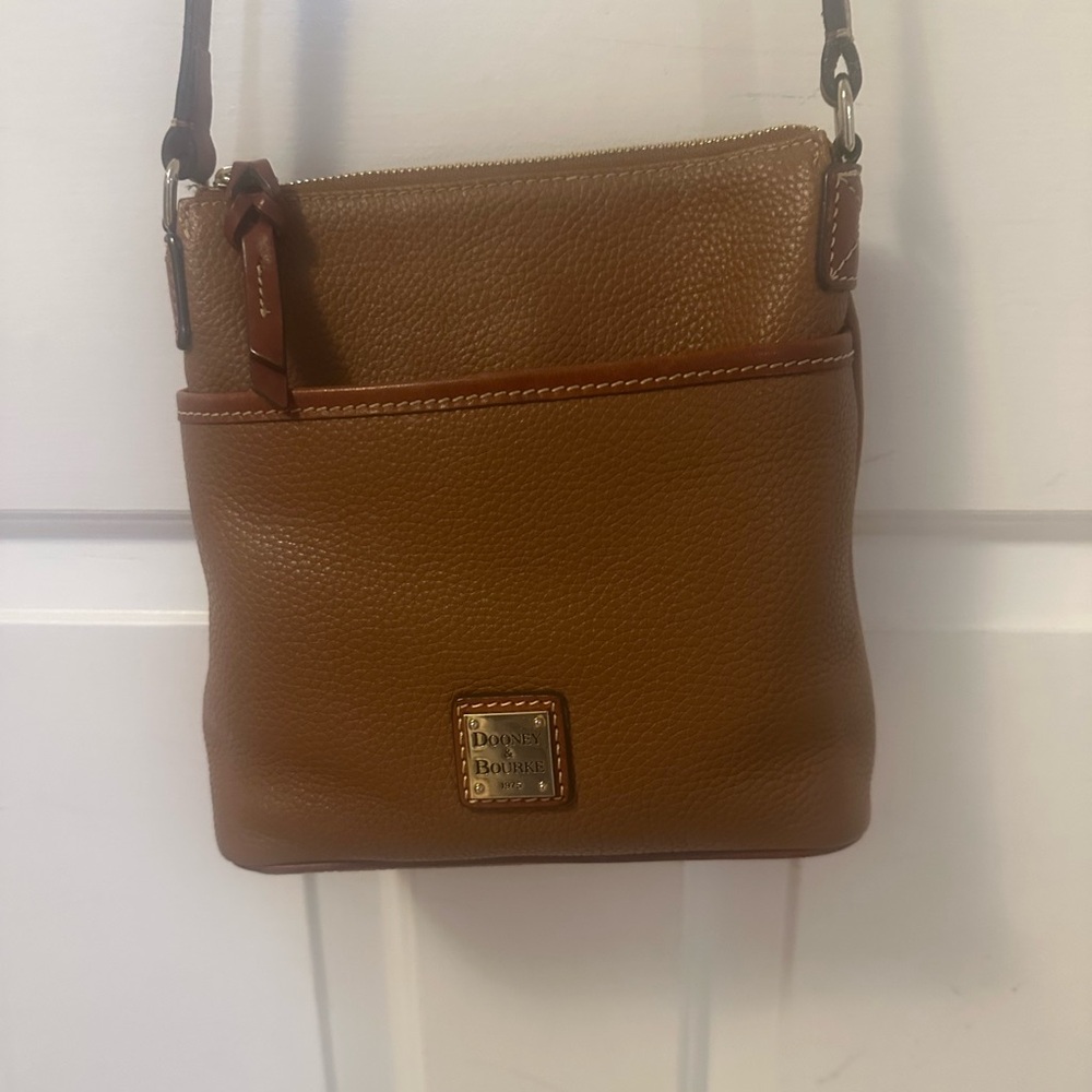 Dooney & Bourke Tan Leather Crossbody Bag